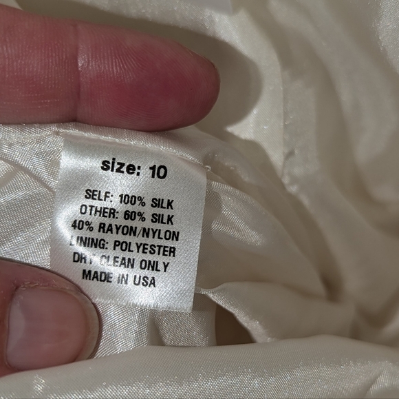 Ivory sz 10 wedding gown Jennifer Salmon - Picture 2 of 12